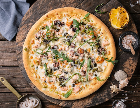 Пицца Морская 23 см. заказать из ресторана Италония в Бутово